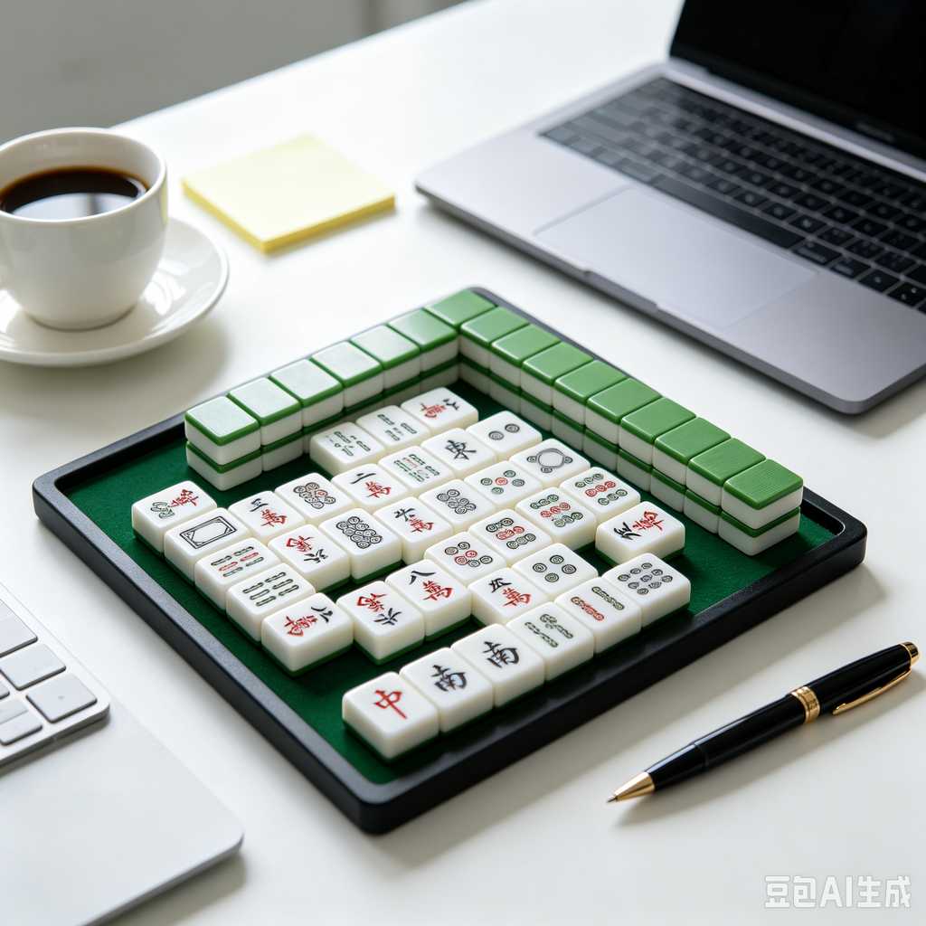 wood mahjong tiles